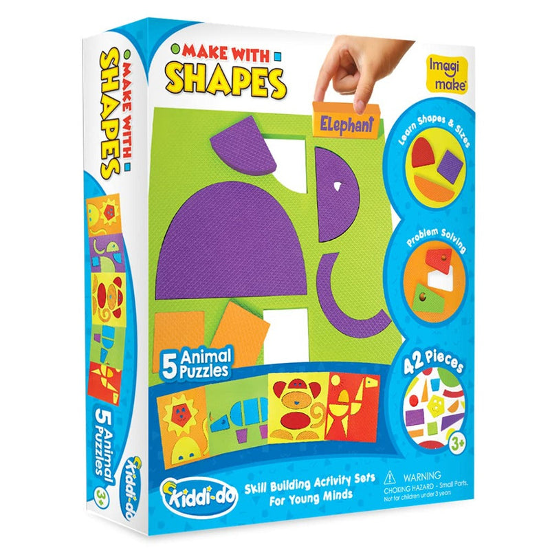 Imagimake Make with Shapes - Animals Theme