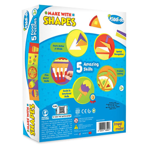 Imagimake Make with Shapes - Food Theme-Learning & Education-Imagimake-Toycra
