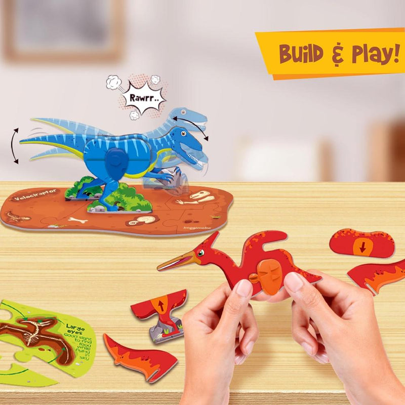 Imagimake Mapology Glow In The Dark Dinos & Egg - Set Of 3 Eggs