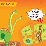 Imagimake Mapology Glow in The Dark Dinosaur Figure Set & Egg