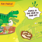 Imagimake Mapology Glow in The Dark Dinosaur Figure Set & Egg