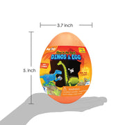 Imagimake Mapology Glow in The Dark Dinosaur Figure Set & Egg