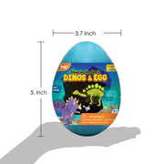 Imagimake Mapology Glow in The Dark Dinosaur Figure Set & Egg