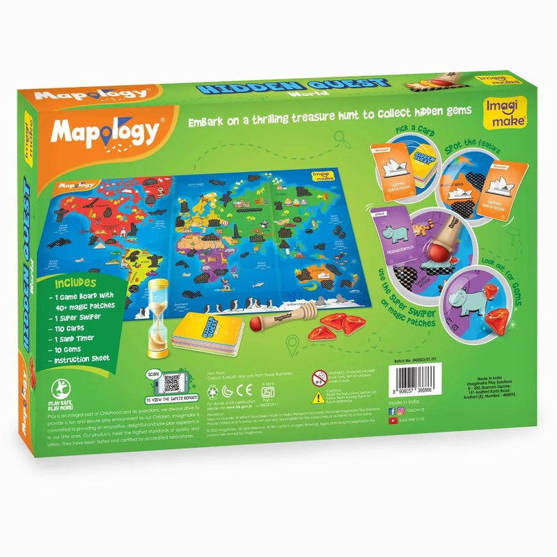 Imagimake Mapology Hidden Quest World