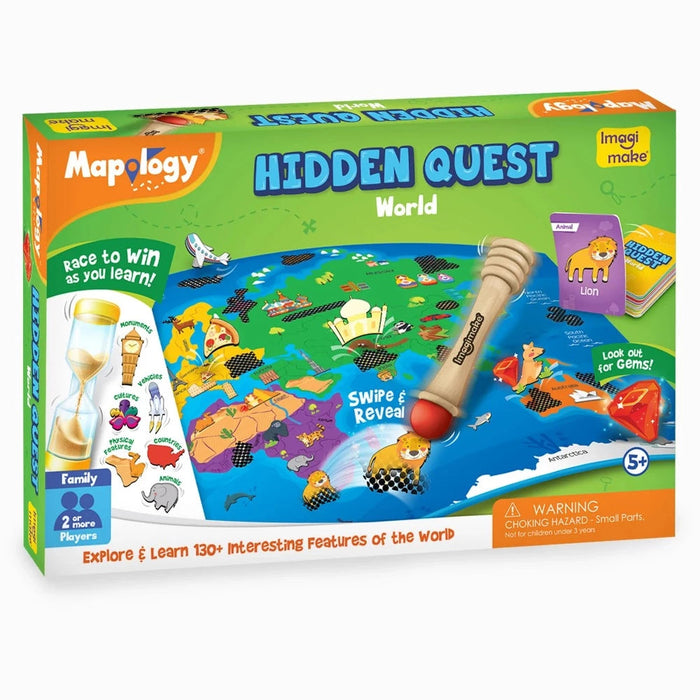 Imagimake Mapology Hidden Quest World Toycra