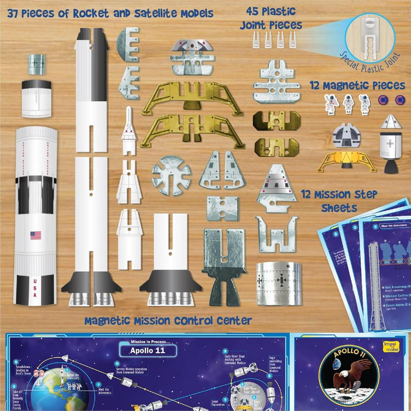 Imagimake Mapology Man's Journey To Moon Apollo - 11