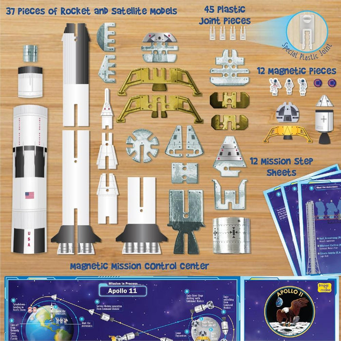 Imagimake Mapology Man's Journey To Moon Apollo - 11-Learning & Education-Imagimake-Toycra