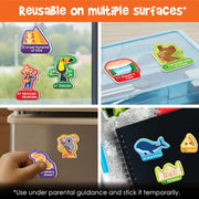 Imagimake Mapology World Map with Reusable Stickers