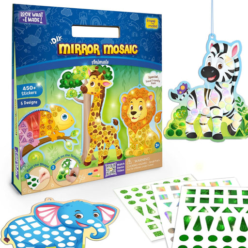 Imagimake Mirror Mosaic : Animals-Kids Games-Imagimake-Toycra