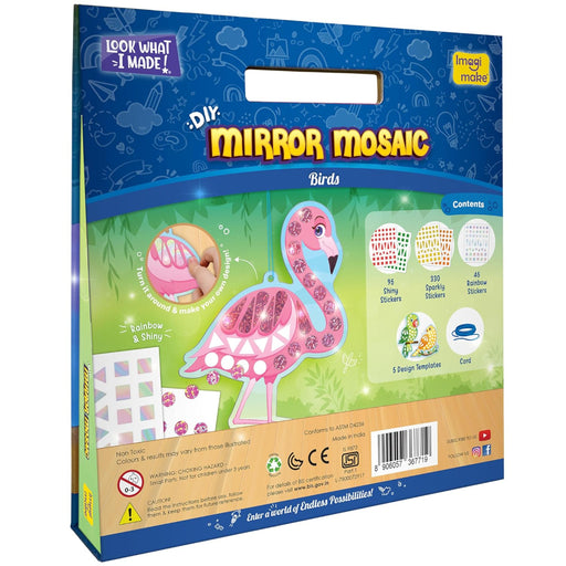 Imagimake Mirror Mosaic : Birds-Kids Games-Imagimake-Toycra