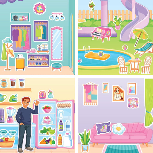 Imagimake My Dream House DIY Sticker Playset