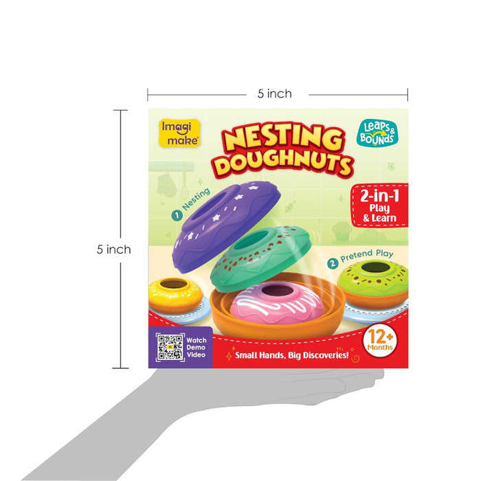 Imagimake Nesting Doughnuts-Pretend Play-Imagimake-Toycra