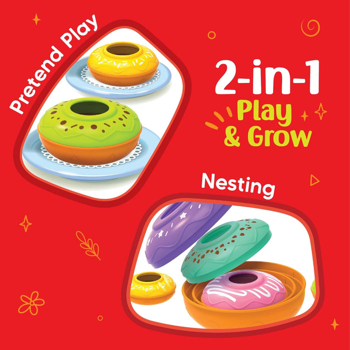 Imagimake Nesting Doughnuts-Pretend Play-Imagimake-Toycra