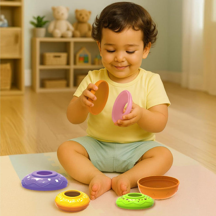 Imagimake Nesting Doughnuts-Pretend Play-Imagimake-Toycra