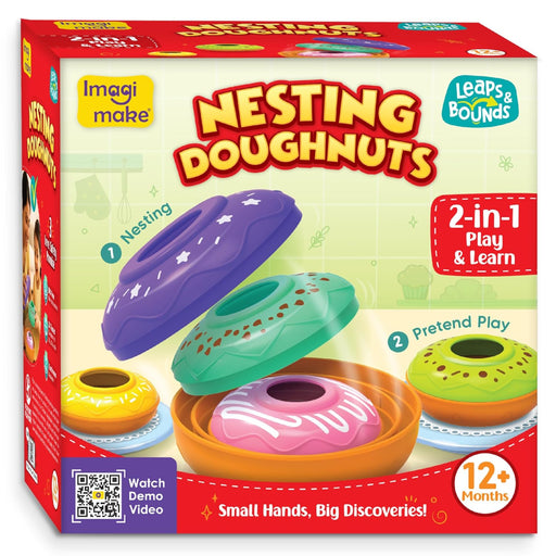 Imagimake Nesting Doughnuts-Pretend Play-Imagimake-Toycra