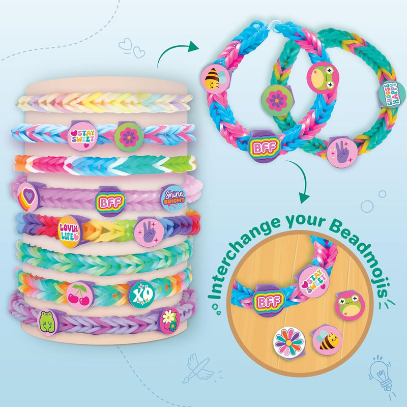 Imagimake Rainbow Loom Beadmoji Bracelet Making Kit-Arts & Crafts-Imagimake-Toycra