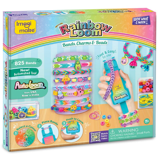 Imagimake Rainbow Loom Bracelet Making Kit-Arts & Crafts-Imagimake-Toycra