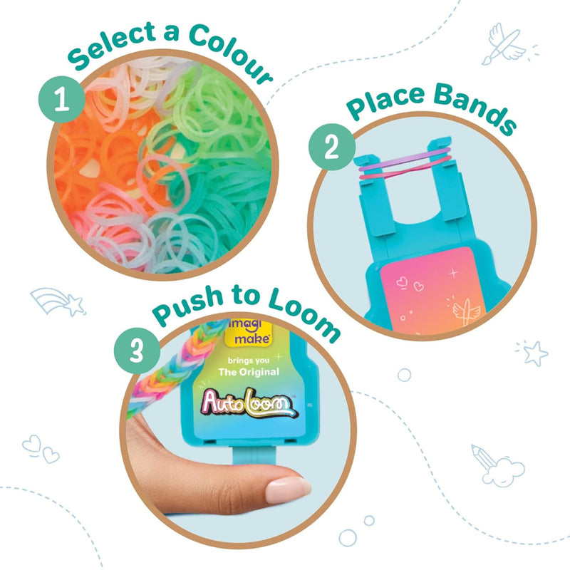 Imagimake Rainbow Loom Glow in the Dark Kit-Arts & Crafts-Imagimake-Toycra