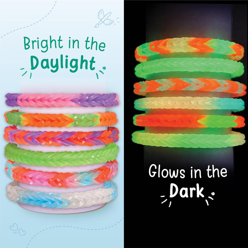 Imagimake Rainbow Loom Glow in the Dark Kit-Arts & Crafts-Imagimake-Toycra