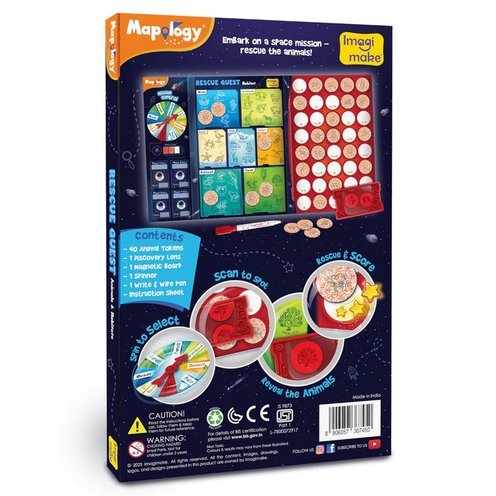 Imagimake Rescue Quest–Animals-Kids Games-Imagimake-Toycra