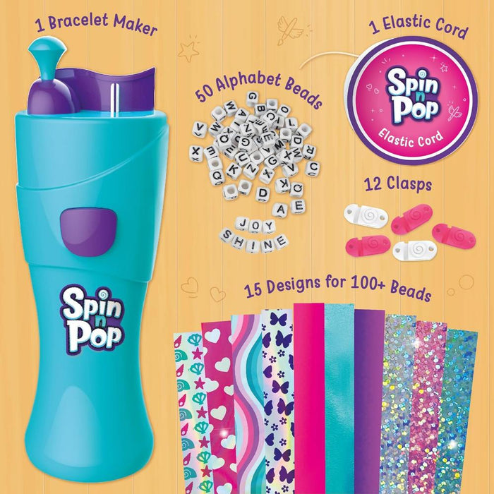 Imagimake Spin n Pop DIY Bracelet Making Kit -Small-Arts & Crafts-Imagimake-Toycra