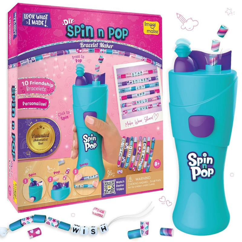 Imagimake Spin n Pop DIY Bracelet Making Kit -Small