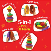 Imagimake Stacking Pots Toys