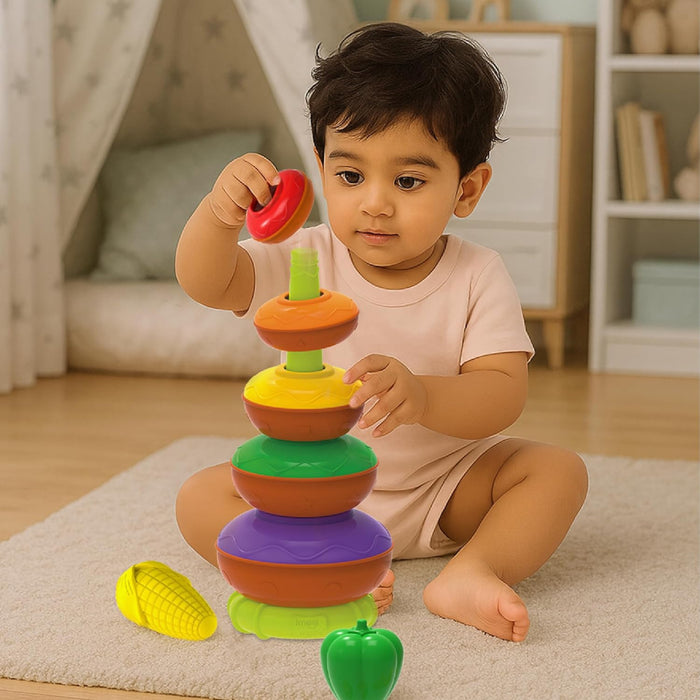 Imagimake Stacking Pots Toys-Early Learning-Imagimake-Toycra