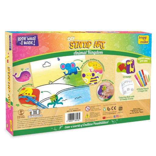 Imagimake Window Art Jungle Art Kit | Suncatcher Art Supplies | Boys &  Girls Toys Age 6-8 | Arts & Crafts Toys for Ages 8-13 | Animal Kingdom Toy
