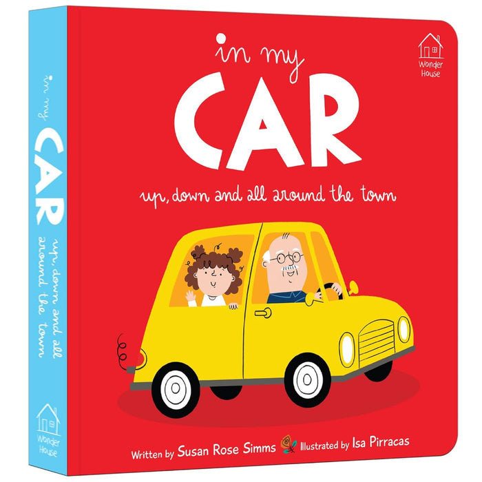 In My Car Up, Down And All Around The Town-Board Book-WH-Toycra