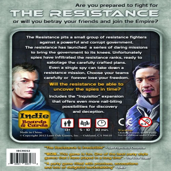 Indie Resistance The 2Nd Edition Game-Board Games-Toycra-Toycra