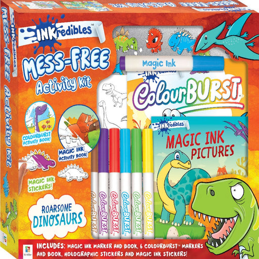 Inkredibles Mess-Free Activity Kit: Dinosaurs-Activity Books-SBC-Toycra
