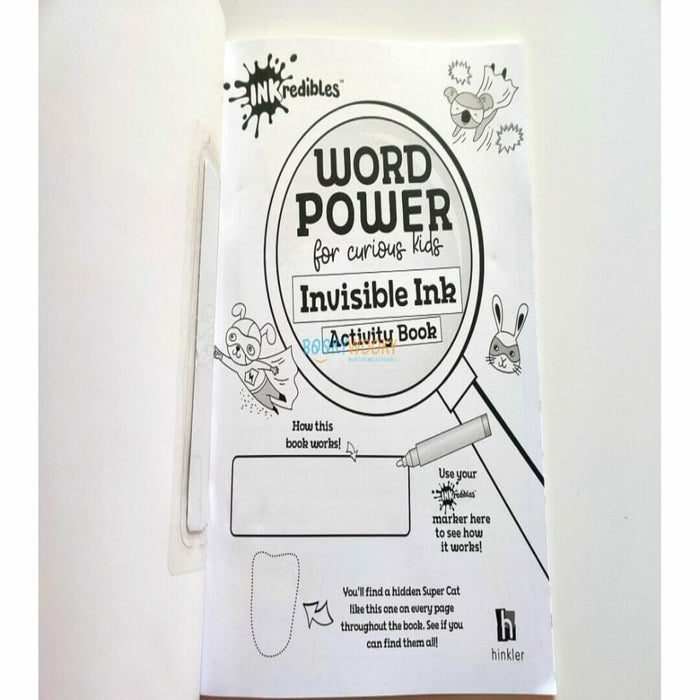 Inkredibles: Word Power Invisible Ink Activity Book