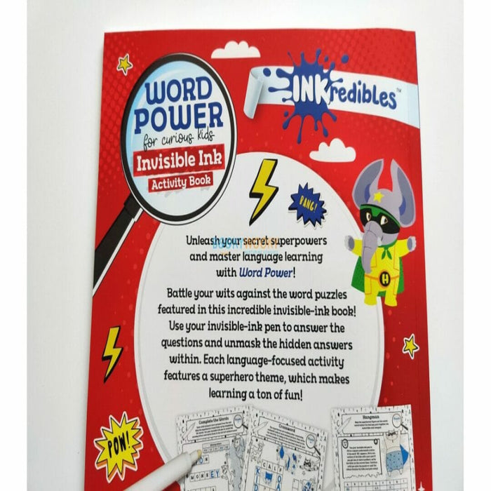 Inkredibles: Word Power Invisible Ink Activity Book