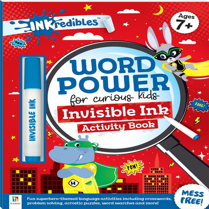 Inkredibles: Word Power Invisible Ink Activity Book