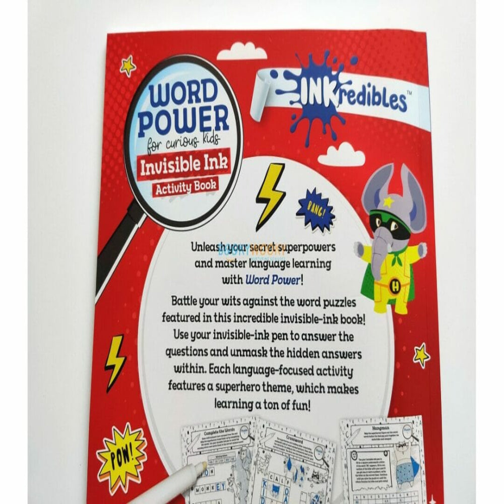 Power Ink Books Inkredibles: Word Power Invisible Ink Activity Book | Buy Online at ...