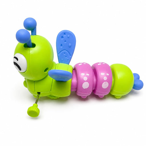 Innovitoy Caterpillar Wiggle Wings Wind-Up Crawling Toy - Multi Color