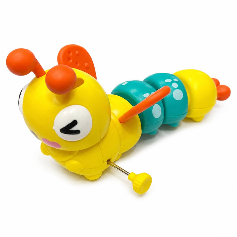 Innovitoy Caterpillar Wiggle Wings Wind-Up Crawling Toy - Multi Color