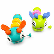 Innovitoy Caterpillar Wiggle Wings Wind-Up Crawling Toy - Multi Color