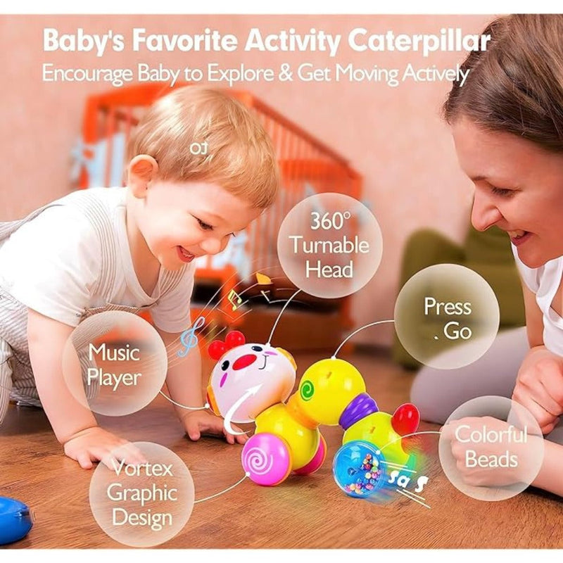 Innovitoy Wigglitoy Cute Caterpillar -Multi Color