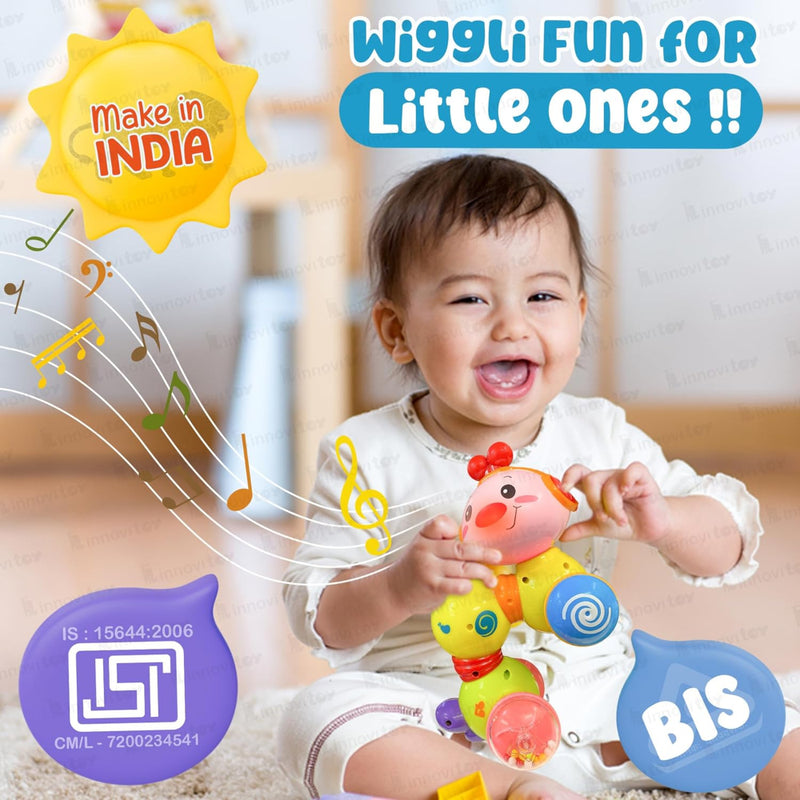 Innovitoy Wigglitoy Cute Caterpillar -Multi Color
