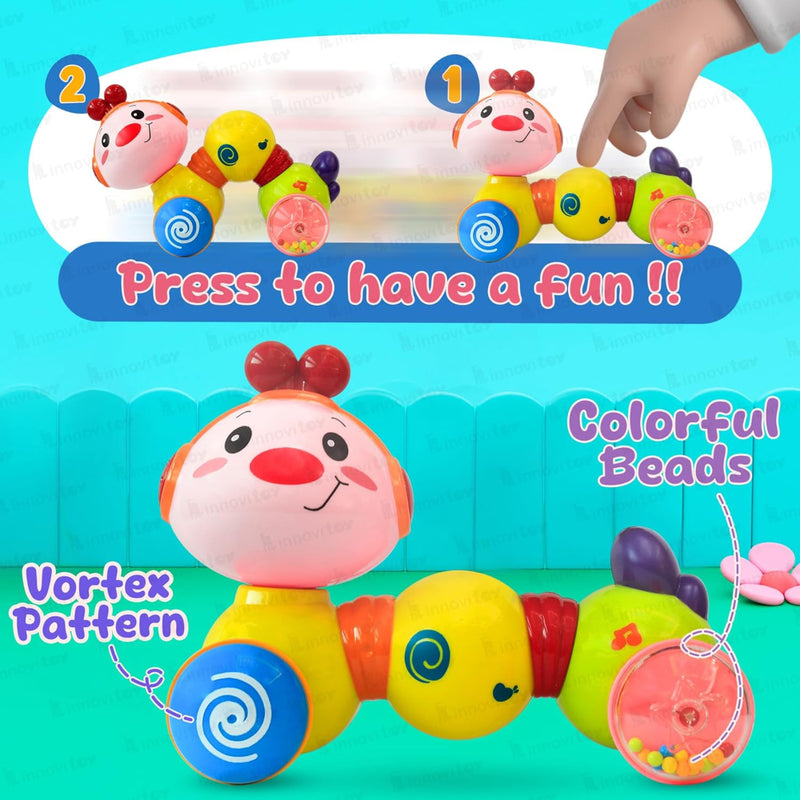 Innovitoy Wigglitoy Cute Caterpillar -Multi Color