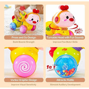 Innovitoy Wigglitoy Cute Caterpillar -Multi Color