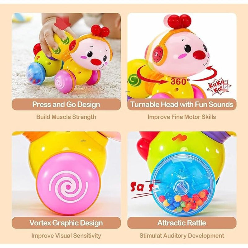 Innovitoy Wigglitoy Cute Caterpillar -Multi Color