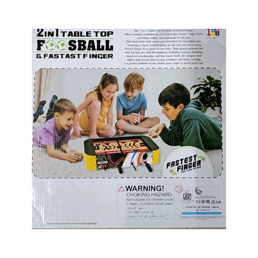 Itoys 2 In 1 Table Top Foosball & Fast Finger