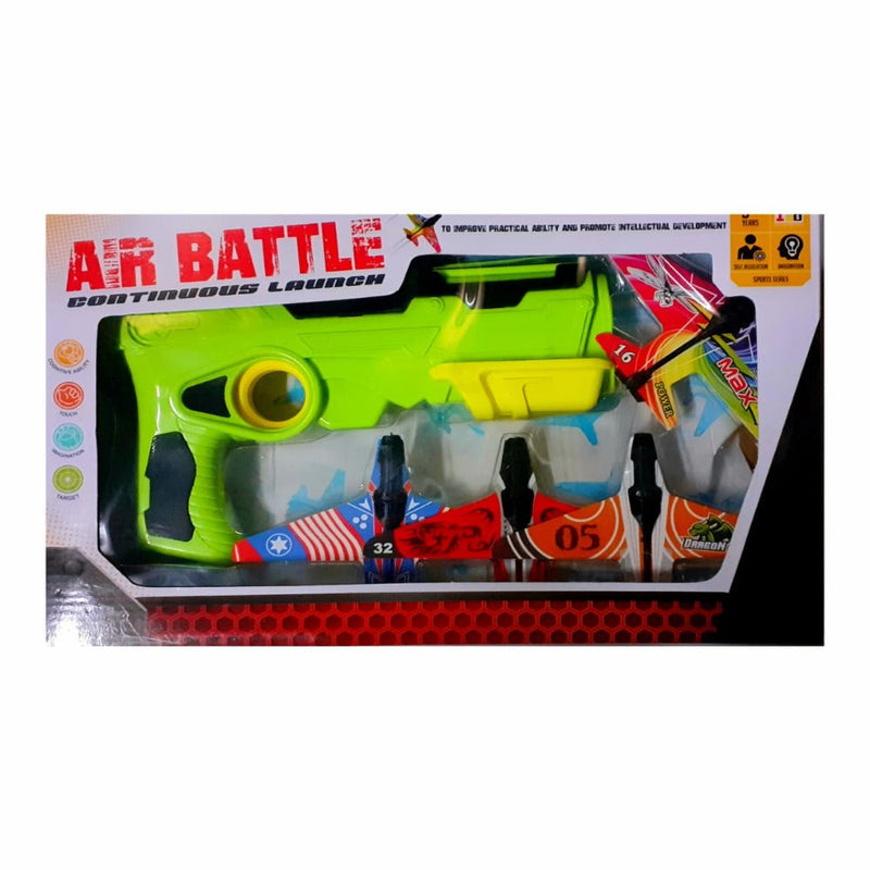 Itoys Air Plain Gun -Multi Color