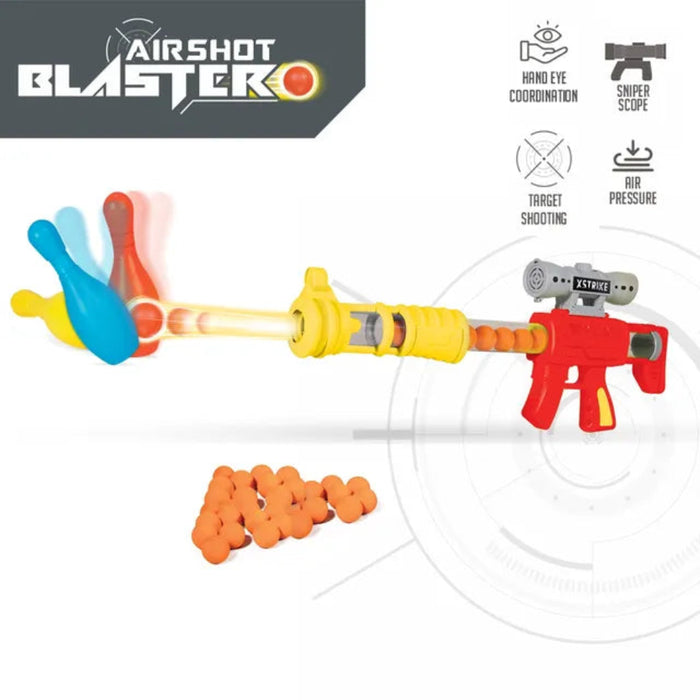Itoys Airshot Blaster Gun (Colour May Vary) | Toy Gun-Action & Toy Figures-Itoys-Toycra
