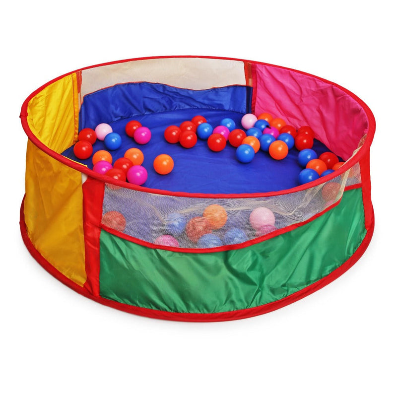 Itoys Ball Pool With 64 Balls Round Tent -Multicolor
