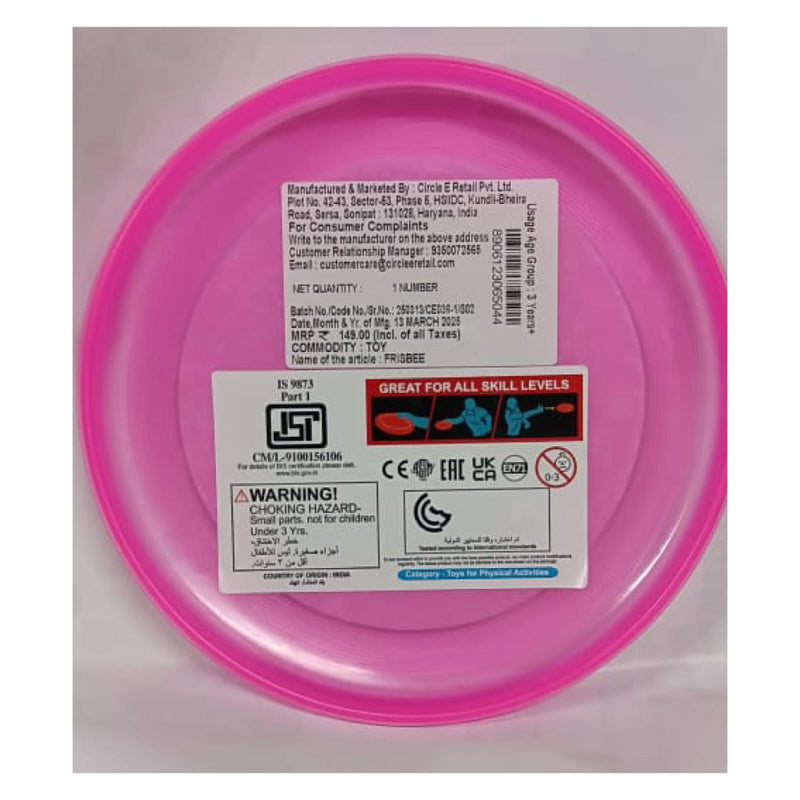 Itoys Flying Disc Frisbee For Kids -Multi Color
