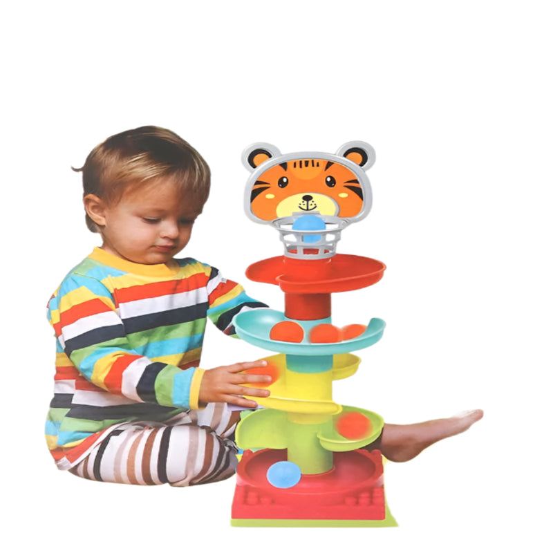 Itoys Rolling Basketball Tower